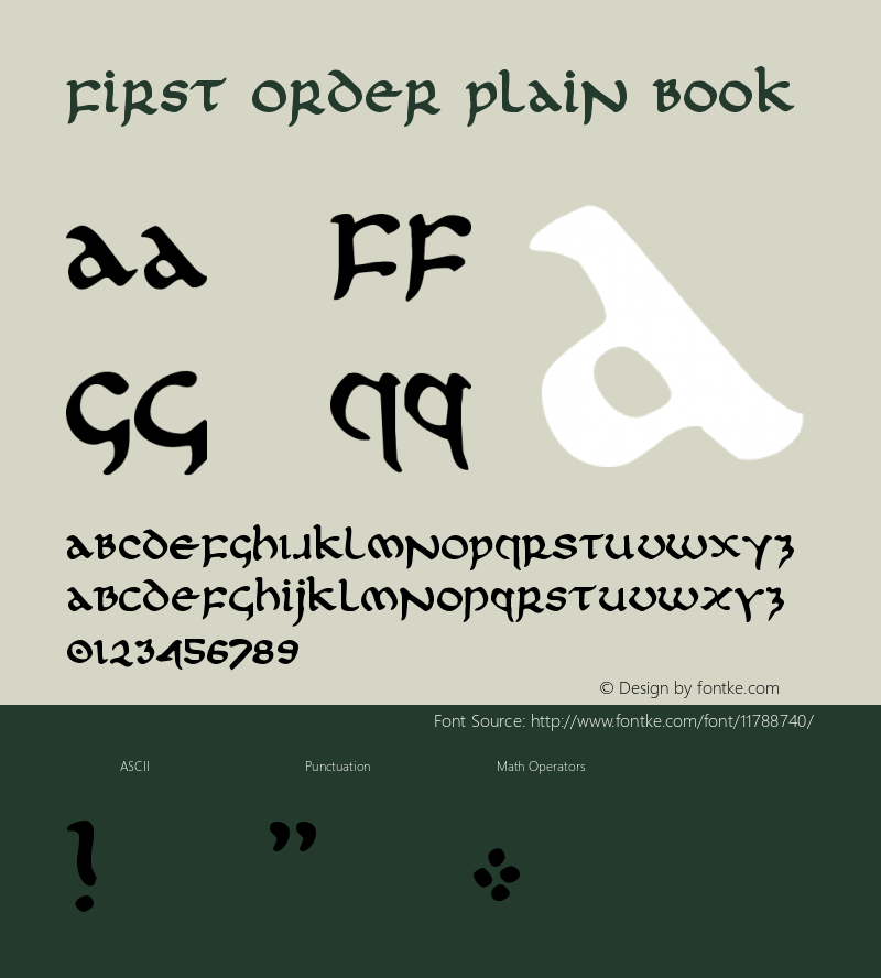 First Order Plain Book Version 2图片样张