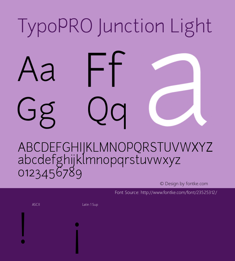 TypoPRO Junction Light Version 1.002图片样张