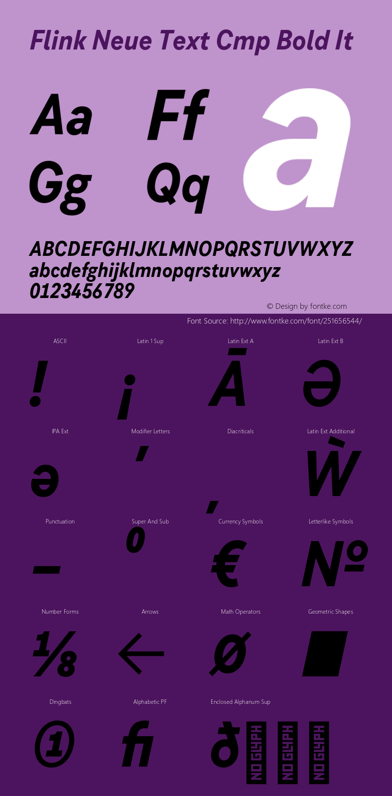 Flink Neue Text Cmp Bold It Version 2.100;Glyphs 3.1.2 (3150)图片样张