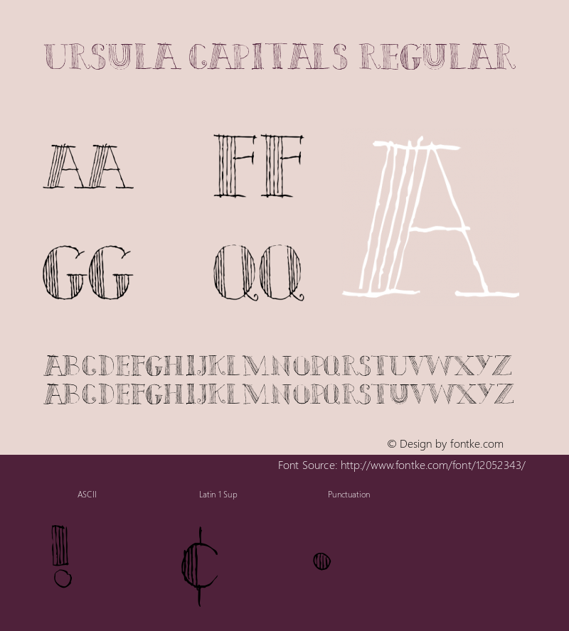 Ursula Capitals Regular Version 1.0图片样张