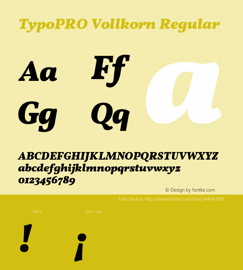 TypoPRO Vollkorn Regular Version 2.001图片样张