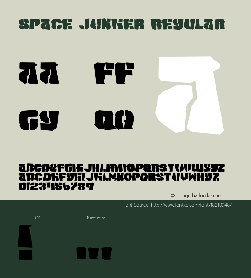 Space Junker Regular 1图片样张