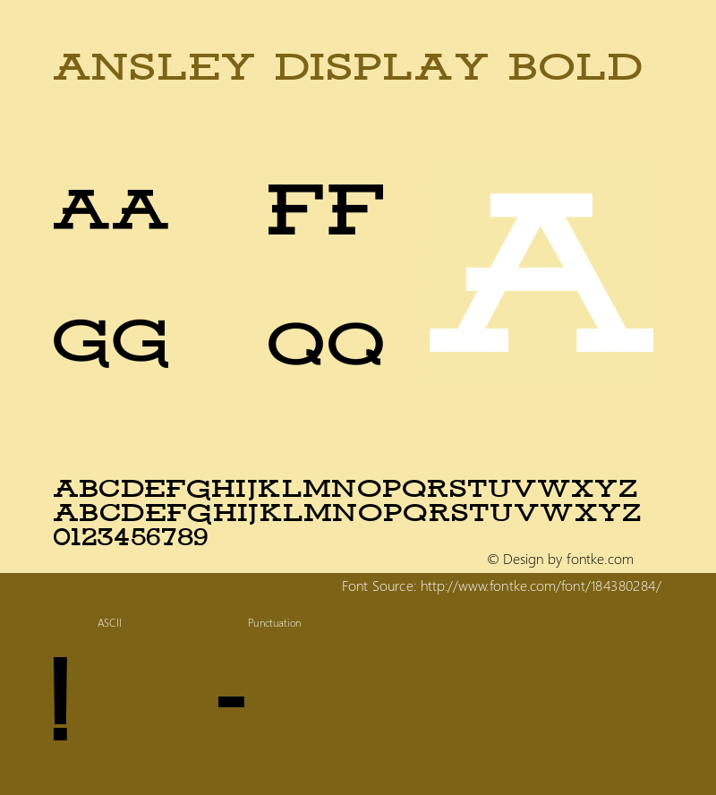 Ansley Display Version 1.0图片样张