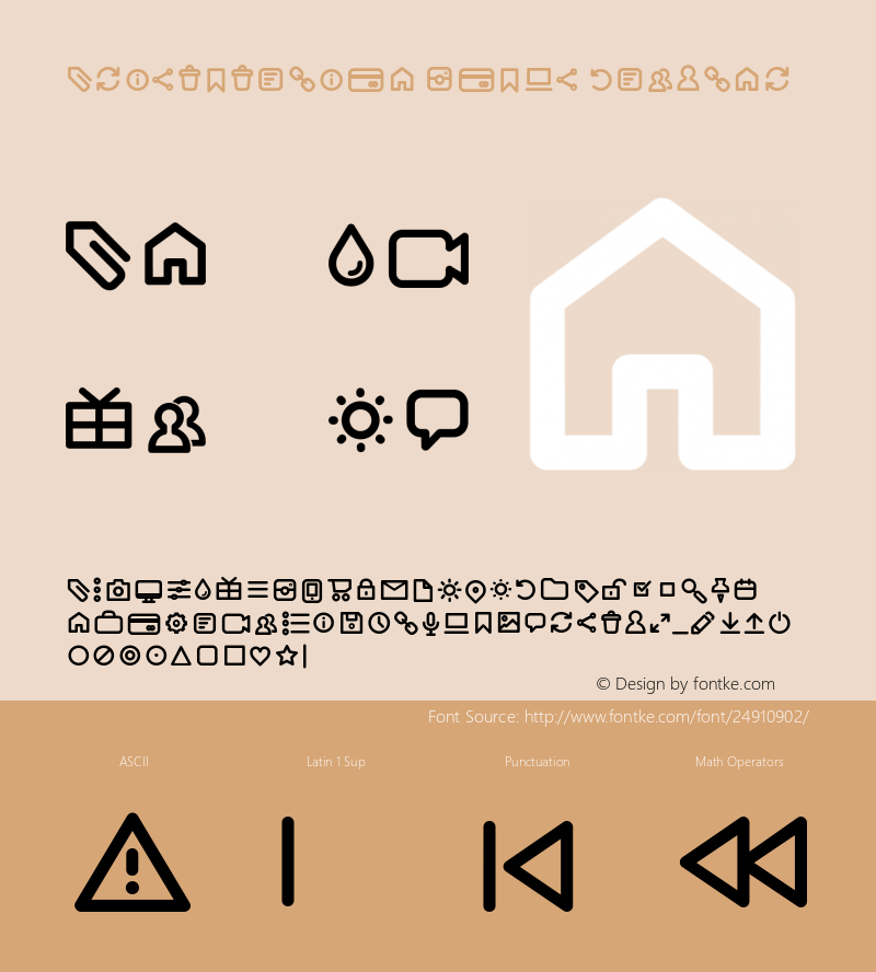 Aristotelica Icons Regular Version 1.000图片样张