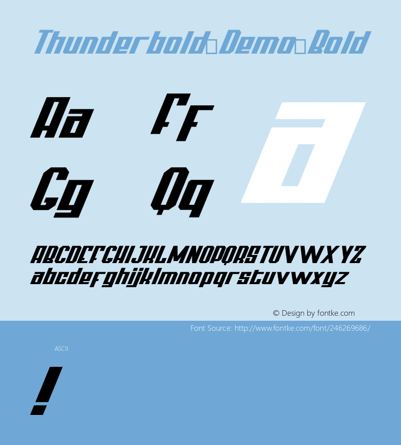 Thunderbold Demo Version 1.00图片样张
