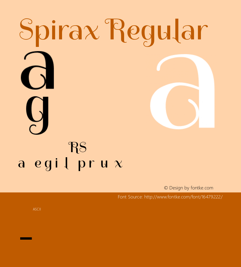 Spirax Regular Version 1.002图片样张