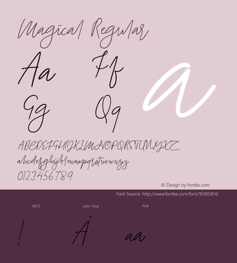 Magical Regular Version 001.000图片样张