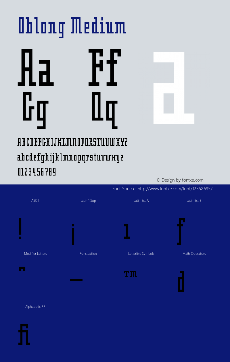 Oblong Medium Version 001.001图片样张