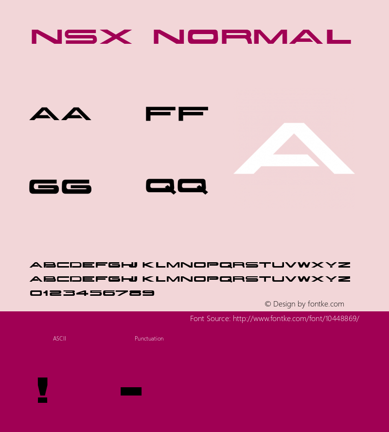 NSX Normal Macromedia Fontographer 4.1 5/15/00图片样张