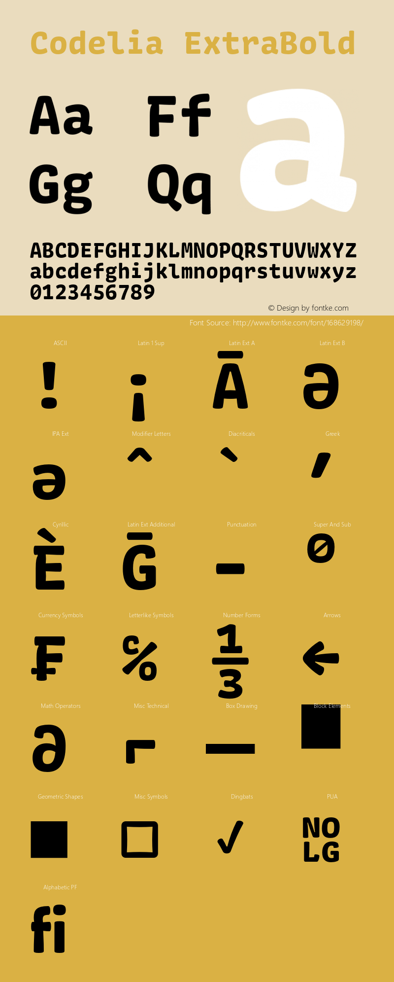 Codelia ExtraBold 1.000图片样张