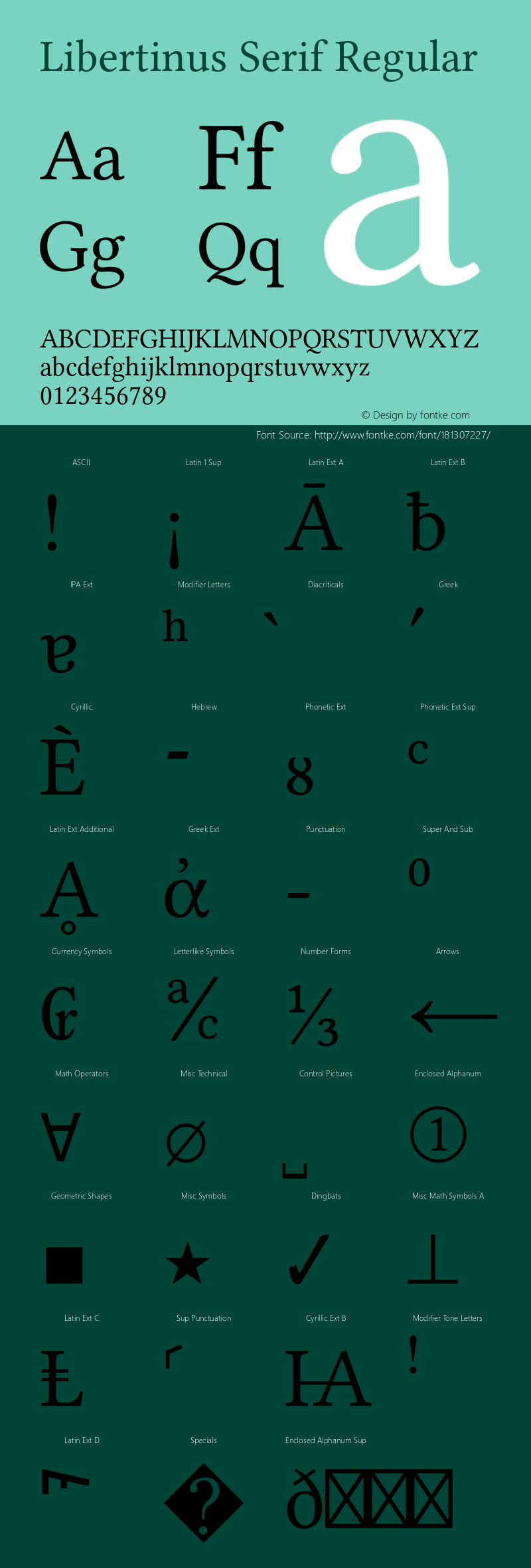 Libertinus Serif Regular Version 6.7图片样张