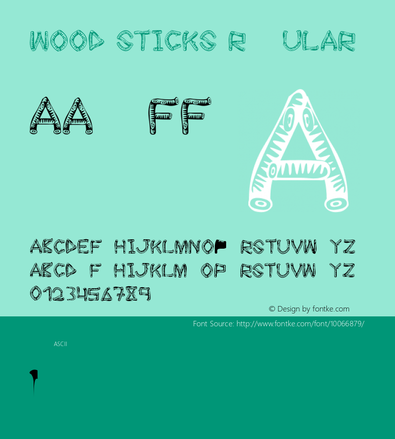 wood sticks Regular Unknown图片样张