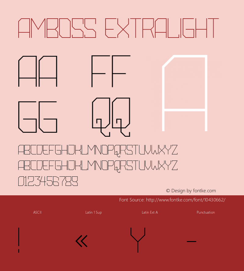 Amboss ExtraLight Unknown图片样张