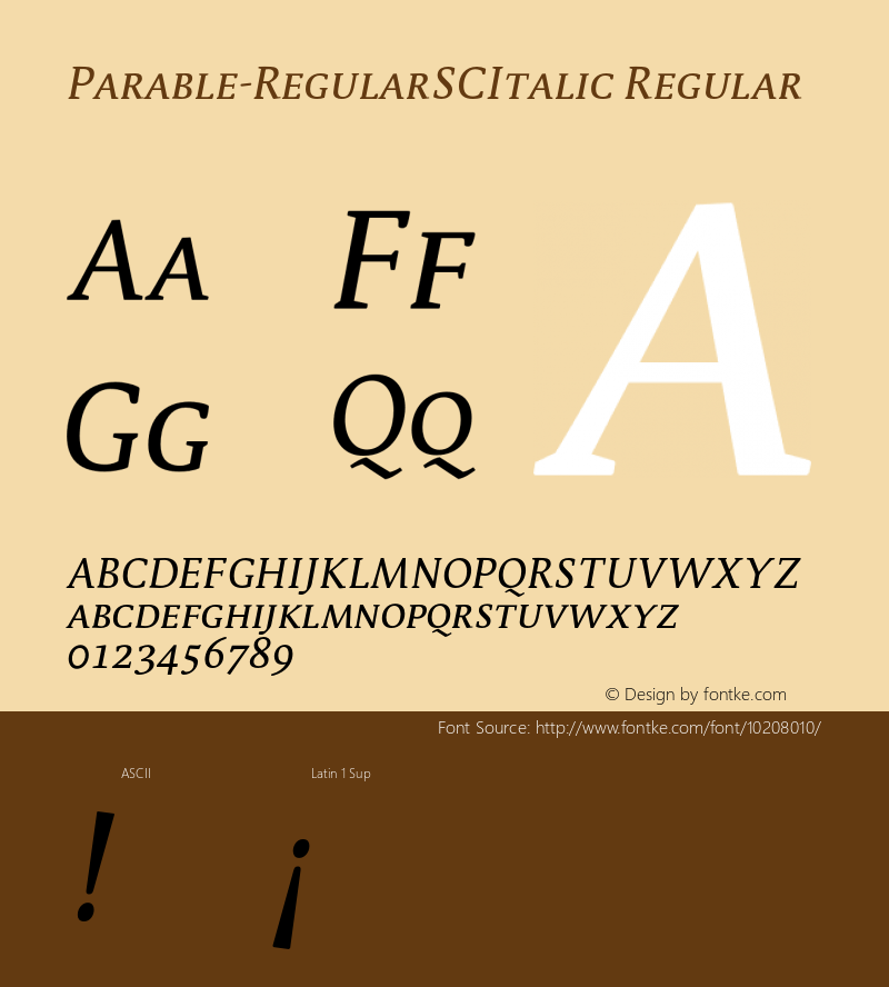 Parable-RegularSCItalic Regular 004.301图片样张