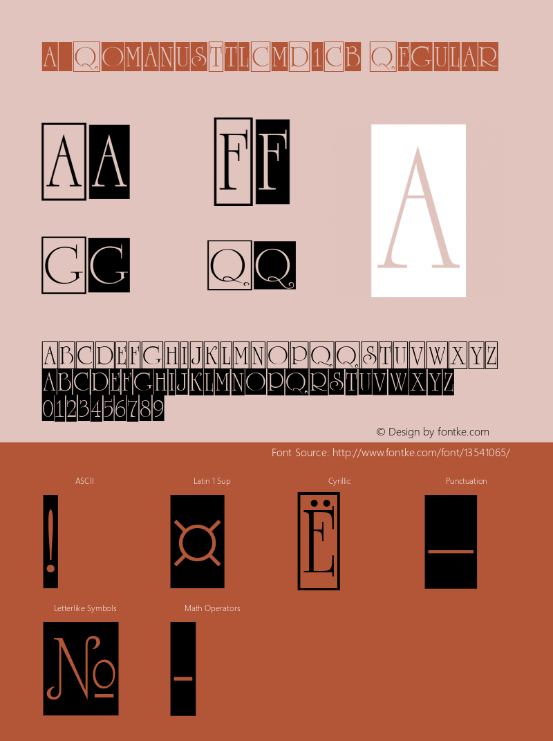 a_RomanusTtlCmD1Cb Regular 01.03图片样张