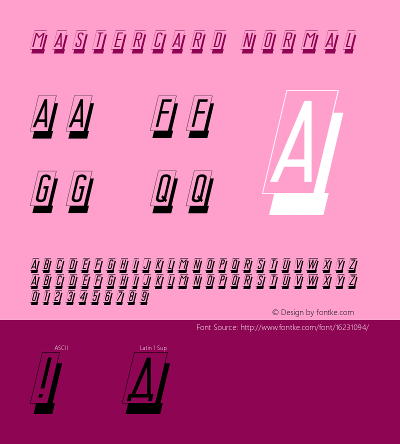 MasterCard Normal 1.000图片样张