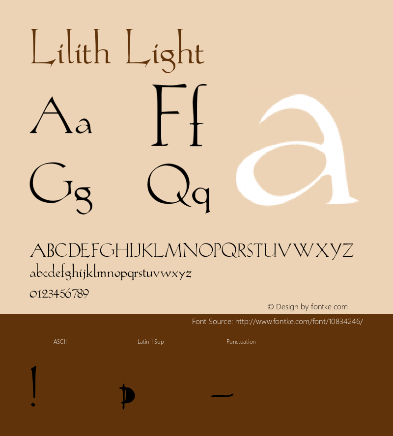 Lilith Light Version 001.000图片样张