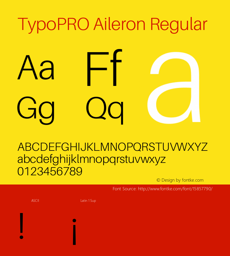 TypoPRO Aileron Regular Version 1.102;PS 001.102;hotconv 1.0.70;makeotf.lib2.5.58329图片样张