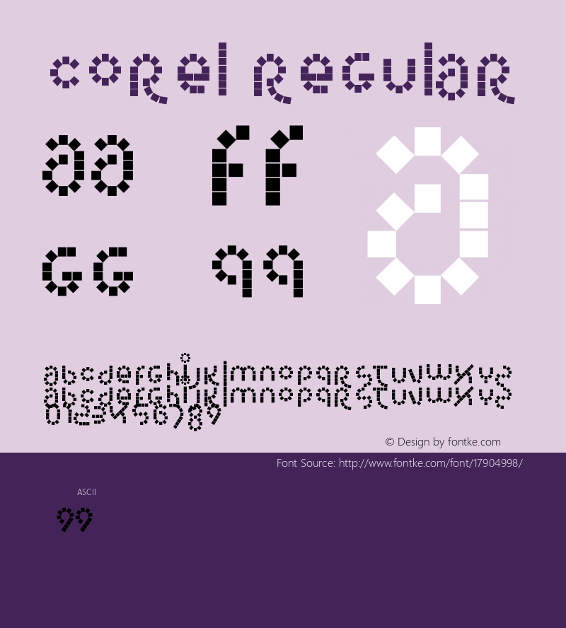 corel Regular Version 1.0图片样张