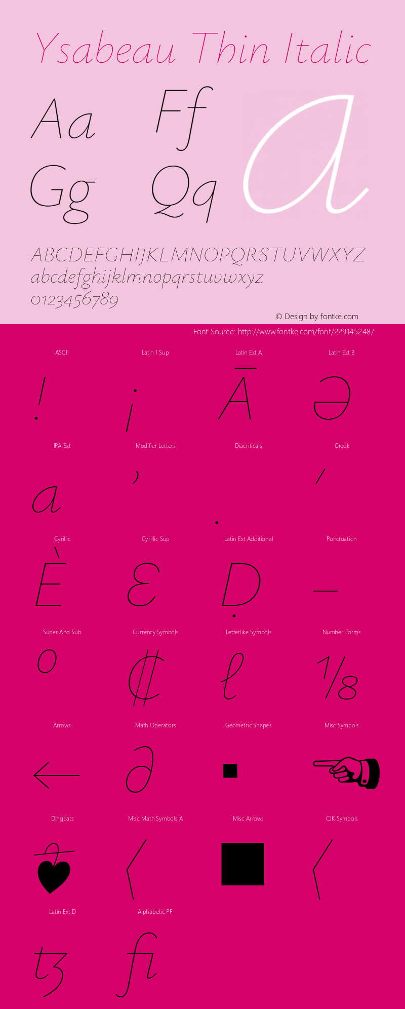 Ysabeau Thin Italic Version 1.003图片样张