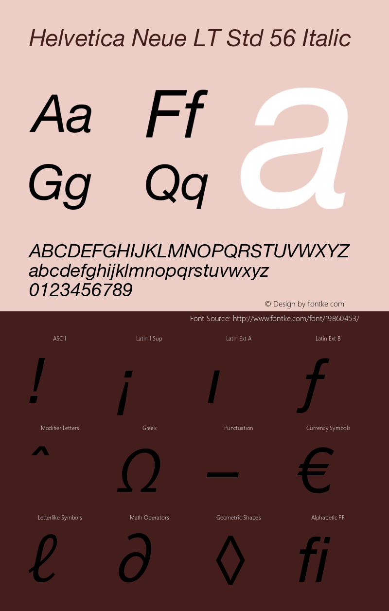 HelveticaNeueLTStd-It OTF 1.029;PS 001.102;Core 1.0.33;makeotf.lib1.4.1585图片样张