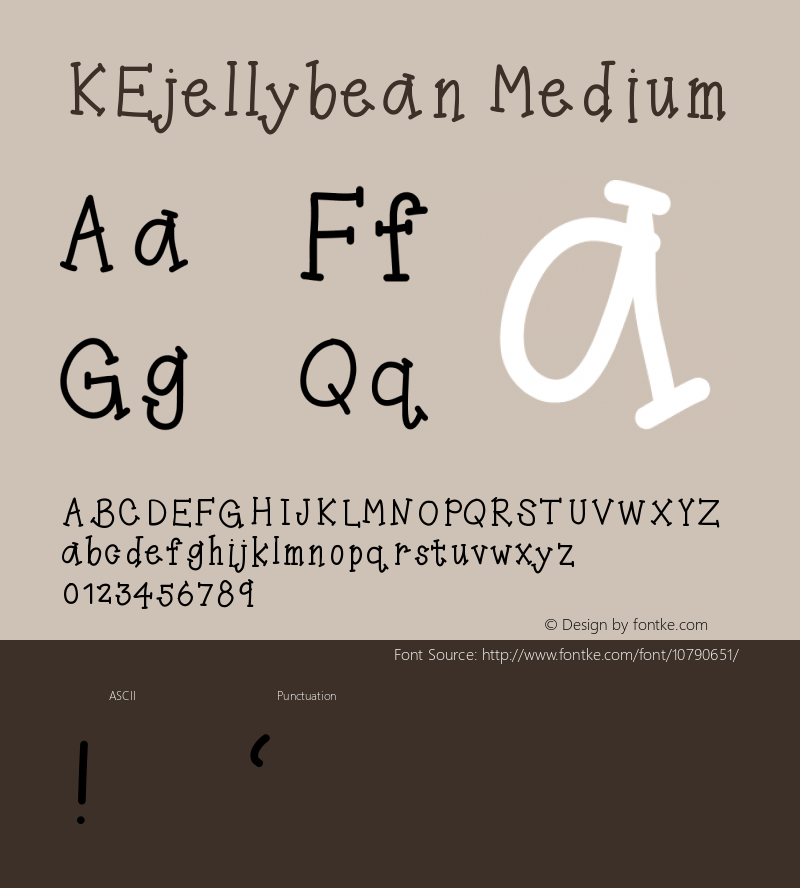 KEjellybean Medium Version 001.000图片样张