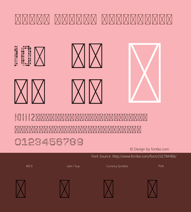 Hours Matrix Underinked Version 001.001图片样张