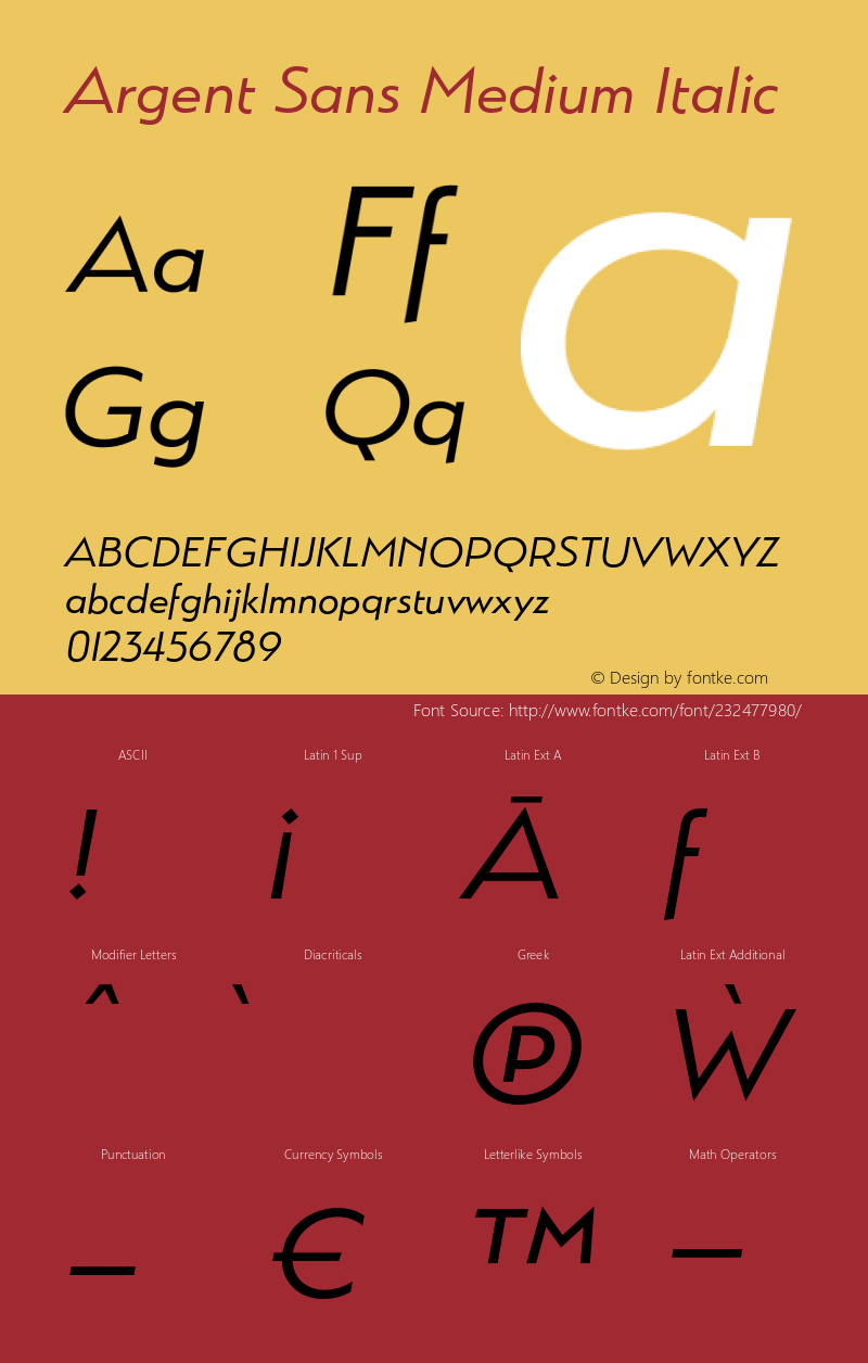 Argent Sans Medium Italic Version 3.000;PS 003.000;hotconv 1.0.88;makeotf.lib2.5.64775图片样张