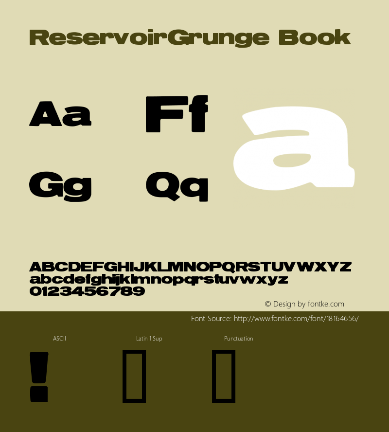 ReservoirGrunge Book Version 1.0图片样张