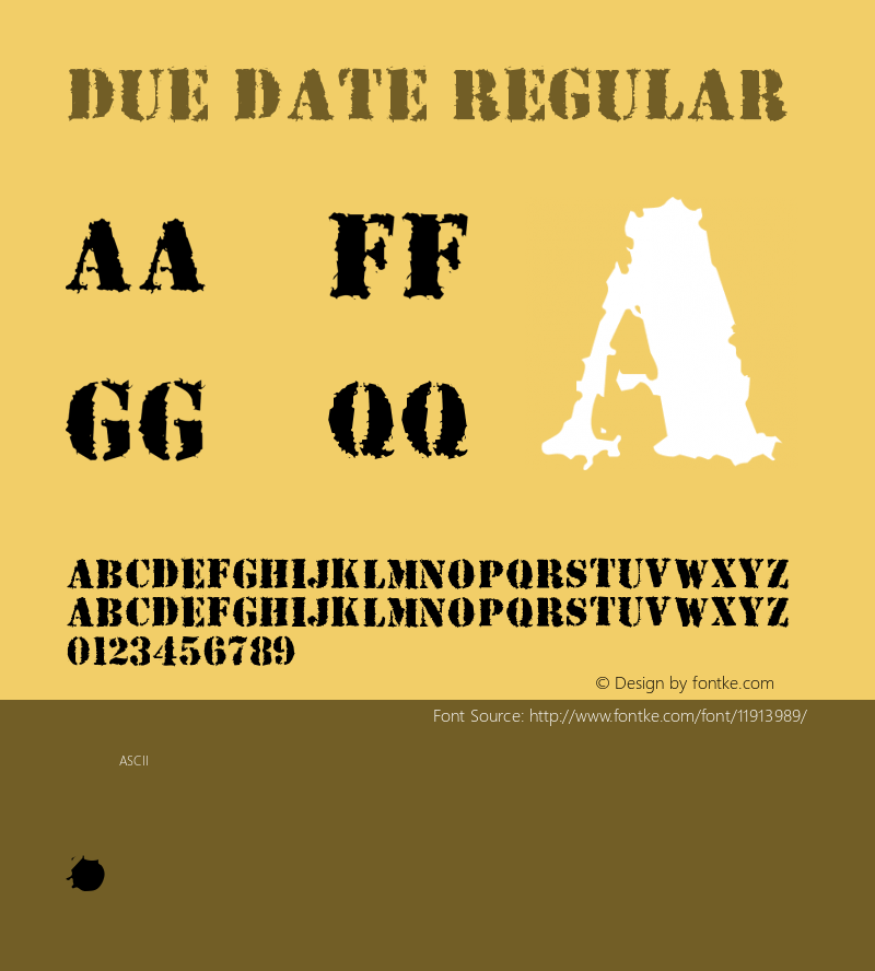 Due Date Regular Version 1.0图片样张