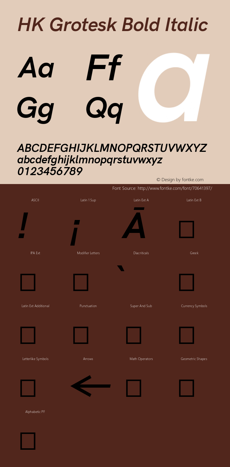 HK Grotesk Bold Italic Version 2.463图片样张