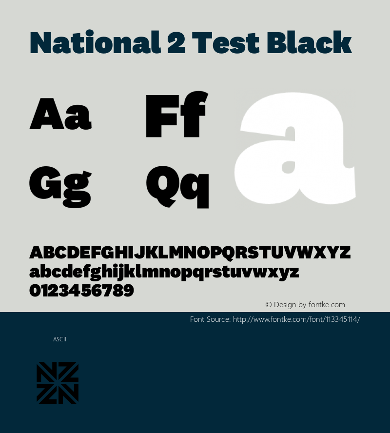 National2-BlackTest Version 1.004;hotconv 1.0.116;makeotfexe 2.5.65601;0图片样张