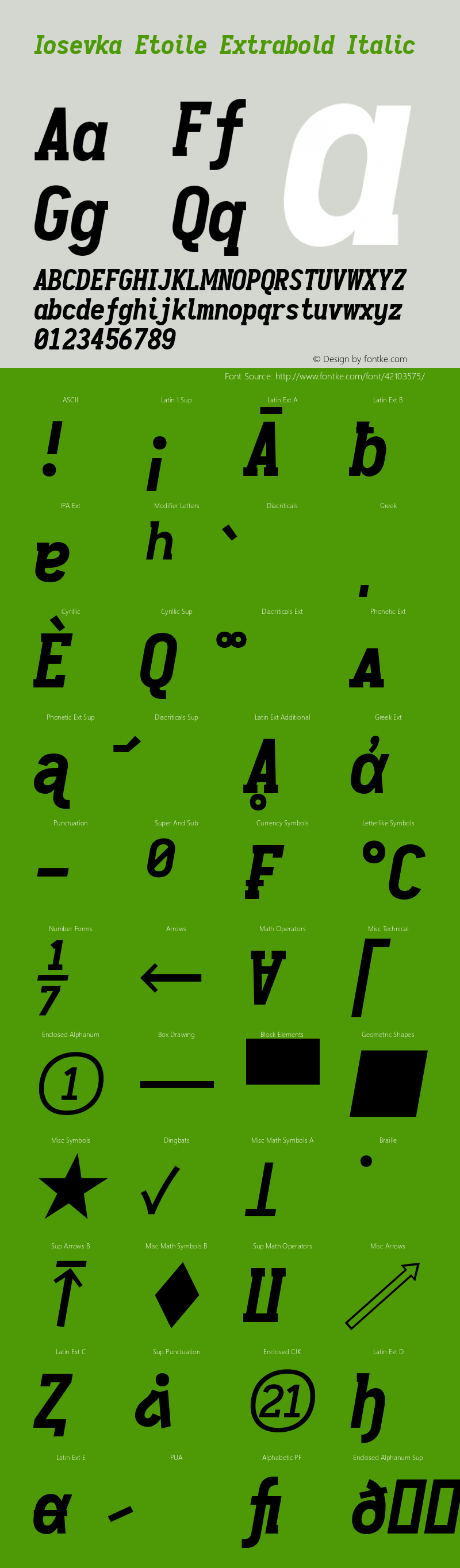 Iosevka Etoile Extrabold Italic 2.3.2图片样张