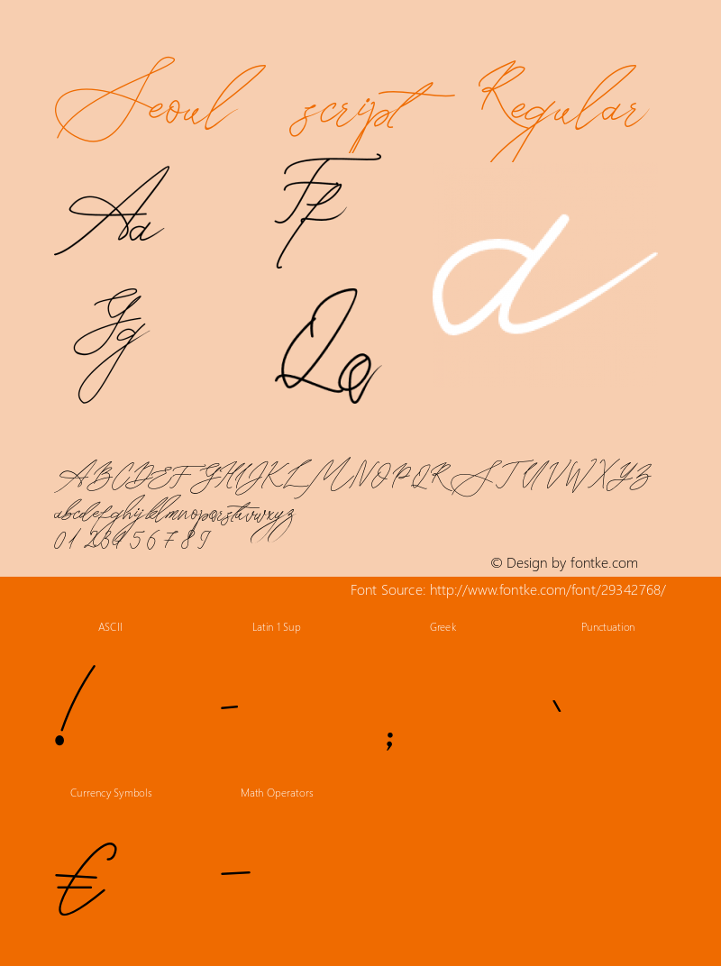 Seoulscript Version 1.00;February 16, 2019;FontCreator 11.5.0.2430 64-bit图片样张