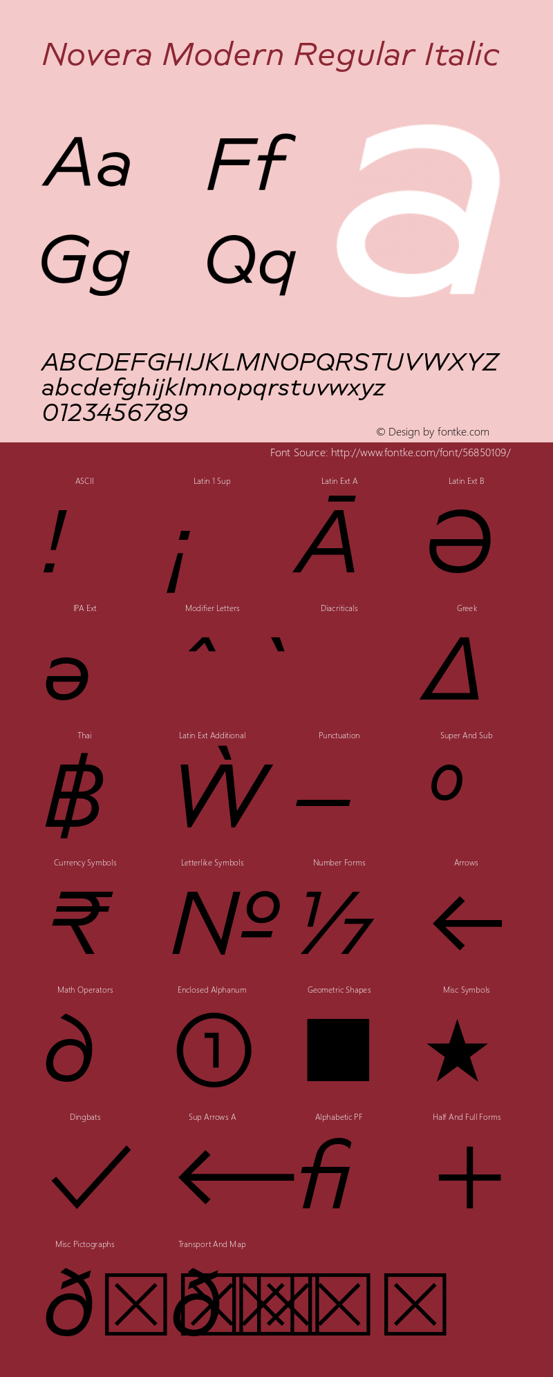 Novera Modern Regular Italic Version 1.000;PS 001.000;hotconv 1.0.88;makeotf.lib2.5.64775图片样张