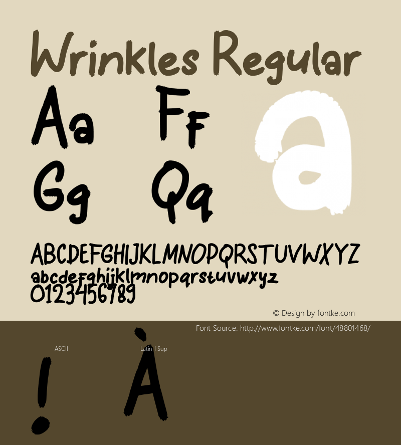 Wrinkles Version 001.000图片样张