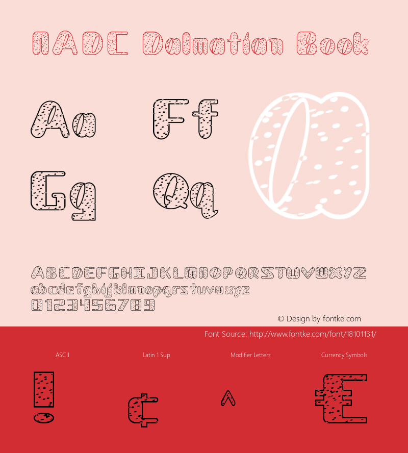 NADC Dalmatian Book Version 1.0图片样张