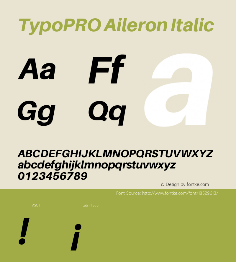 TypoPRO Aileron Italic Version 1.102;PS 001.102;hotconv 1.0.70;makeotf.lib2.5.58329图片样张