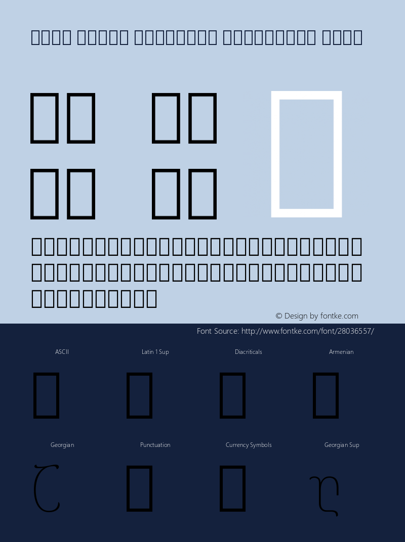 Noto Serif Georgian Condensed Thin Version 2.000图片样张