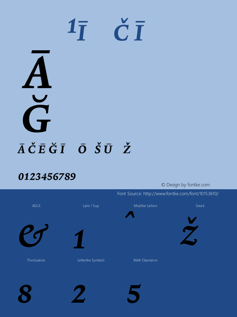 LexiconNo1ItalicC Italic Version 001.000图片样张