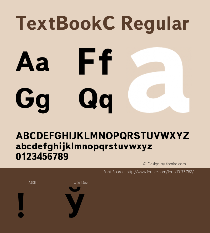 TextBookC Regular 001.000图片样张