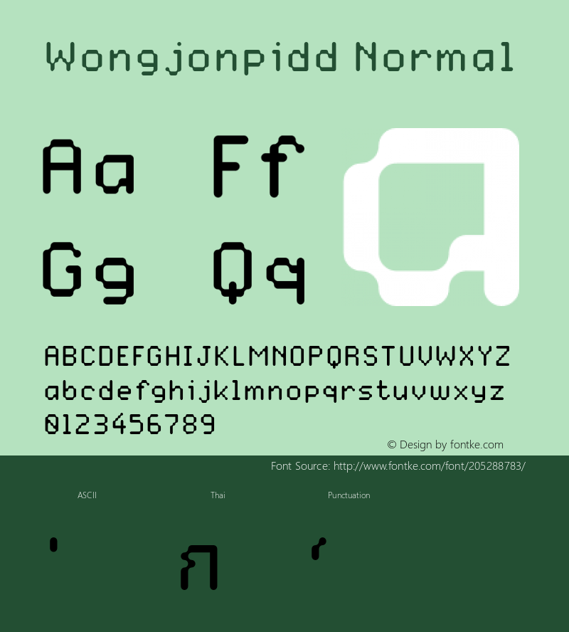 Wongjonpidd Version 1.0图片样张