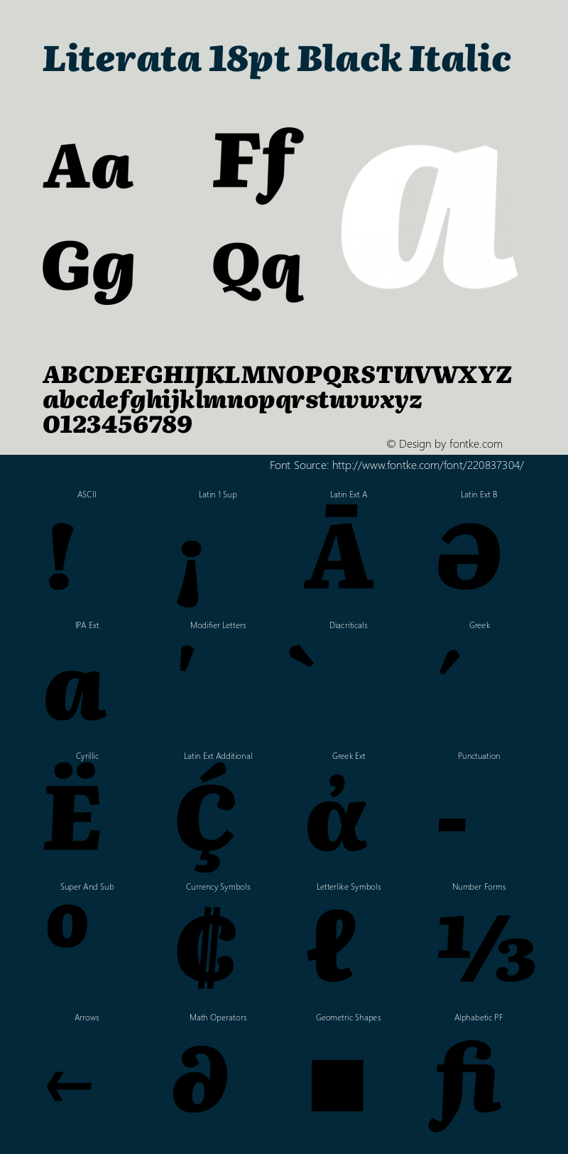 Literata 18pt Black Italic Version 3.002图片样张