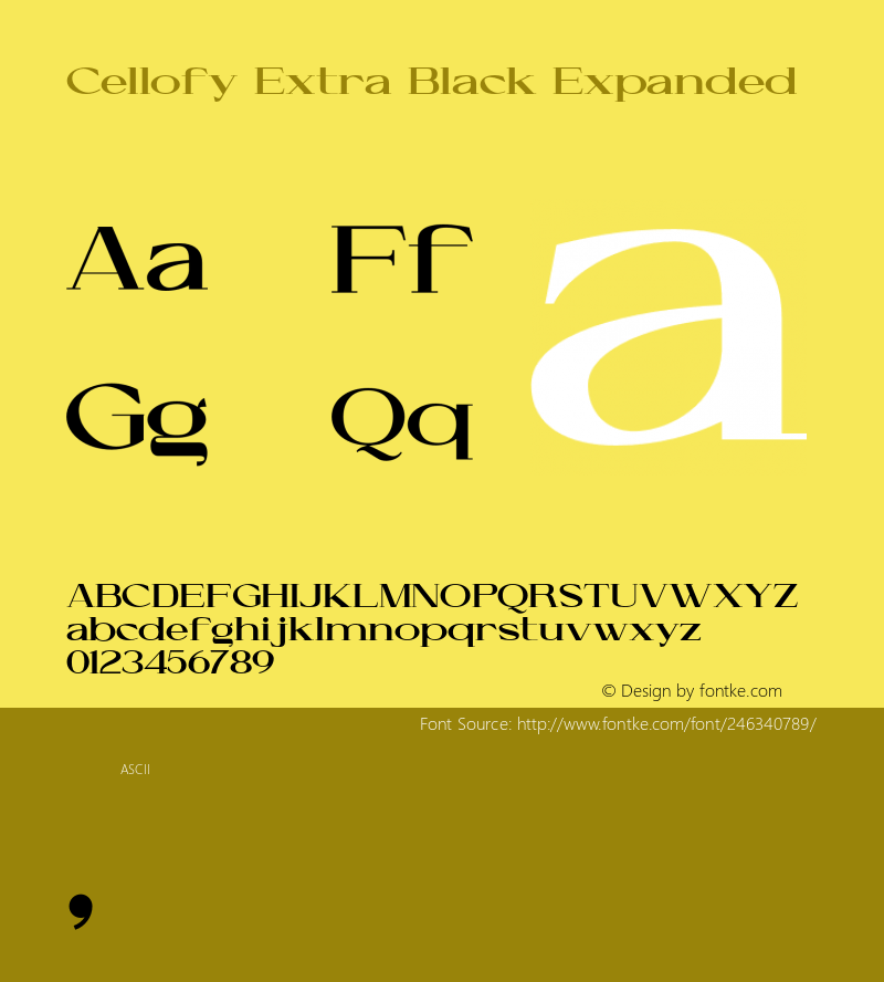 Cellofy-ExtraBlackExpanded Version 1.000图片样张
