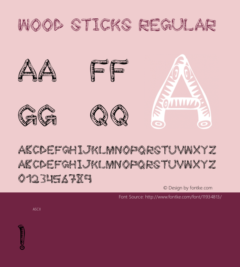 wood sticks Regular Version 1.0图片样张