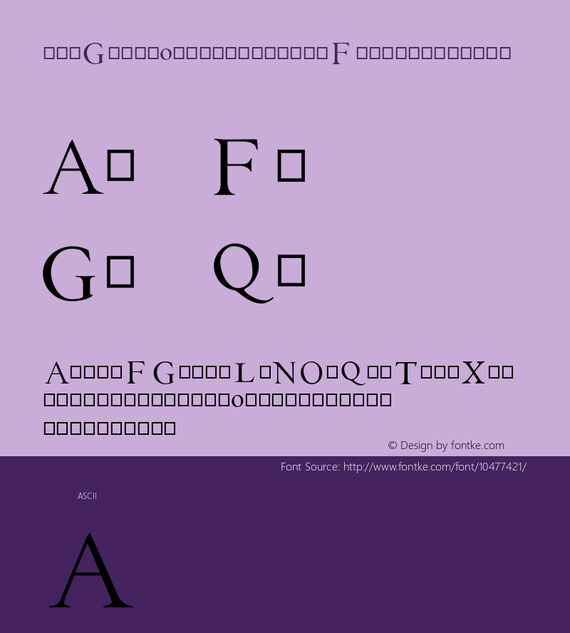 EB Garamond Initials Fill2 Regular Version 0.015a图片样张