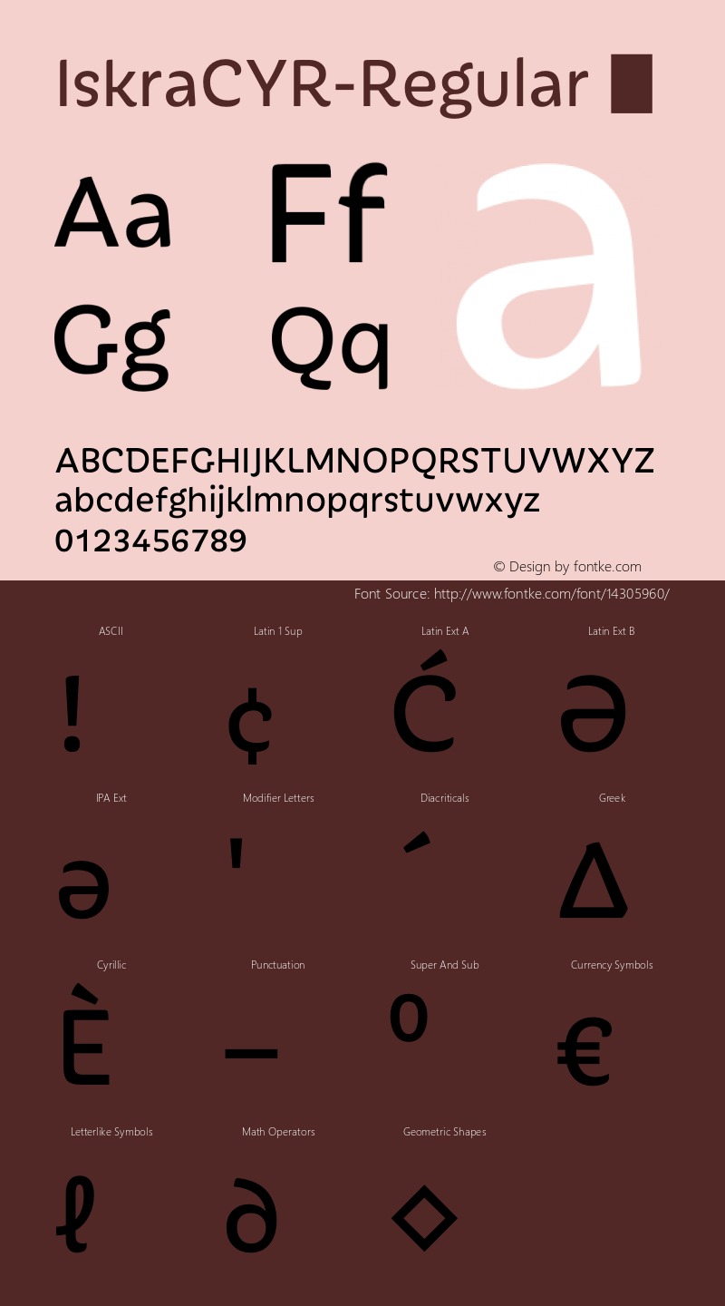 IskraCYR-Regular ☞ Version 1.000;com.myfonts.type-together.iskra.cyr-regular.wfkit2.3UqN图片样张