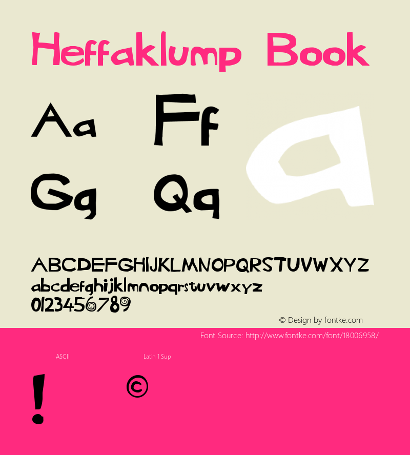 Heffaklump Book Version 1.0 Tue May 27 18:04图片样张