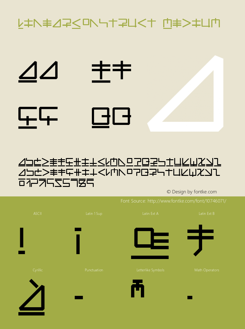 LinearKonstrukt Medium 001.001图片样张