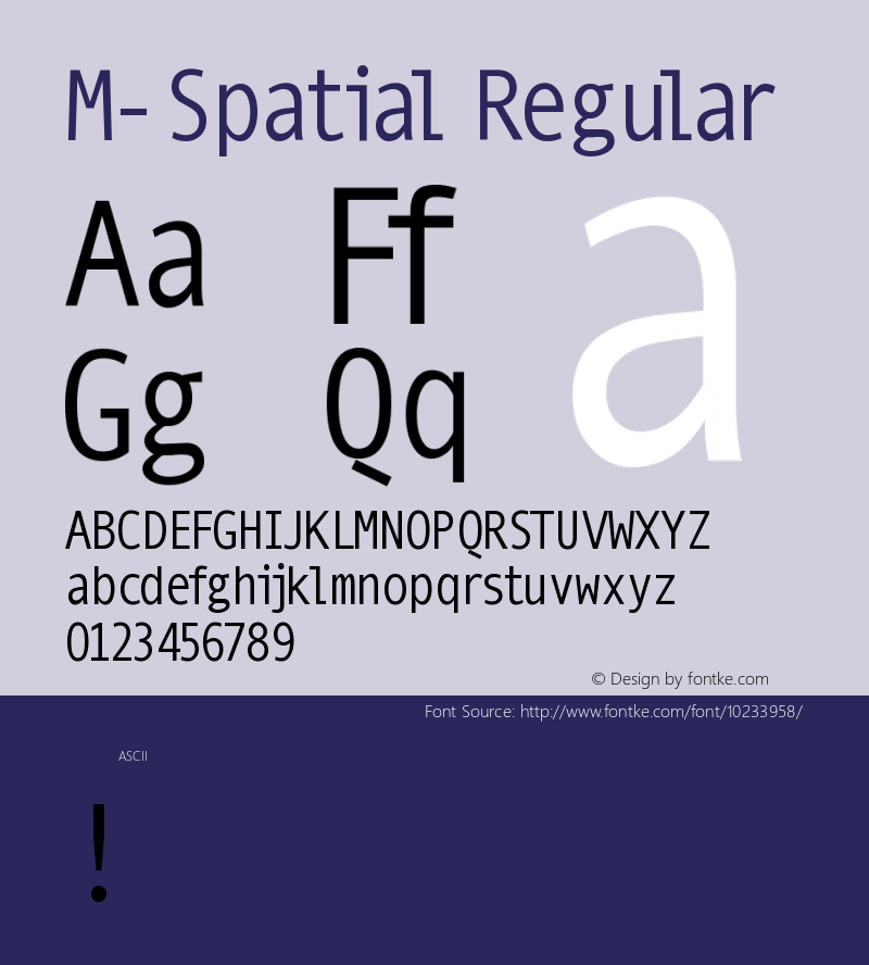M-Spatial Regular Unknown图片样张